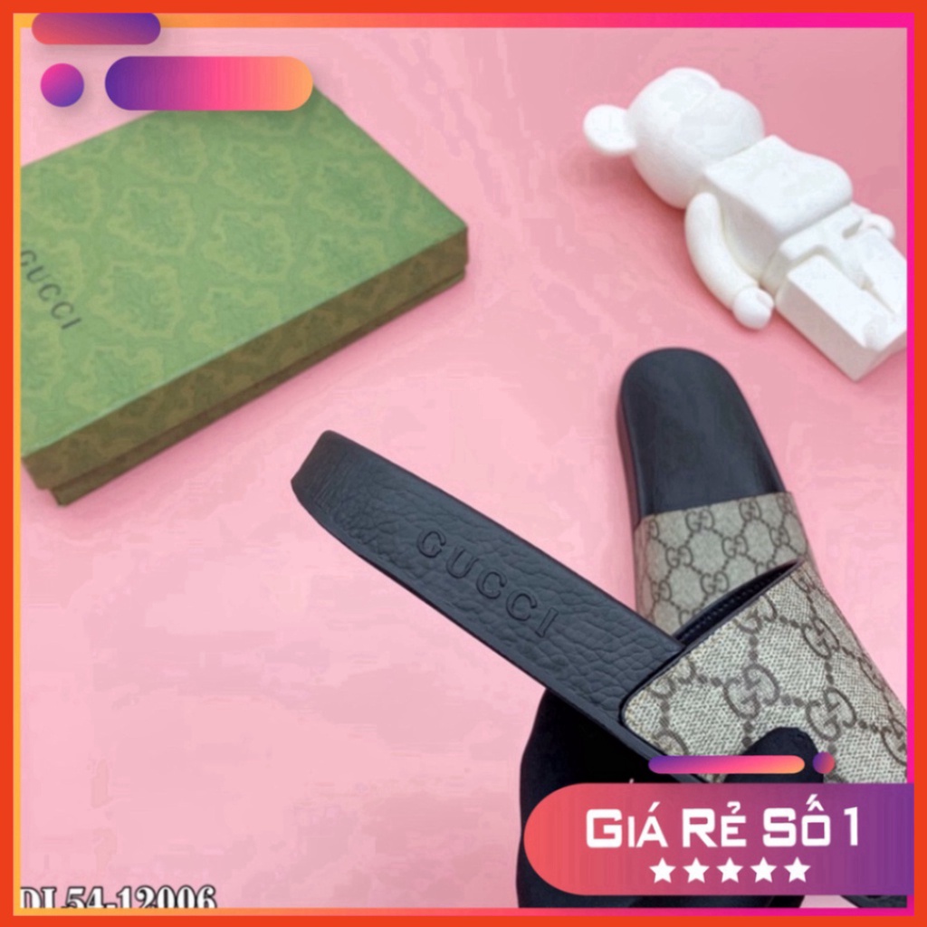 Dép nam quai da hoạ tiết vân dập nổi vàng -T030 Rẻ Nhất Shopeee Xmenshop Xmenshop3