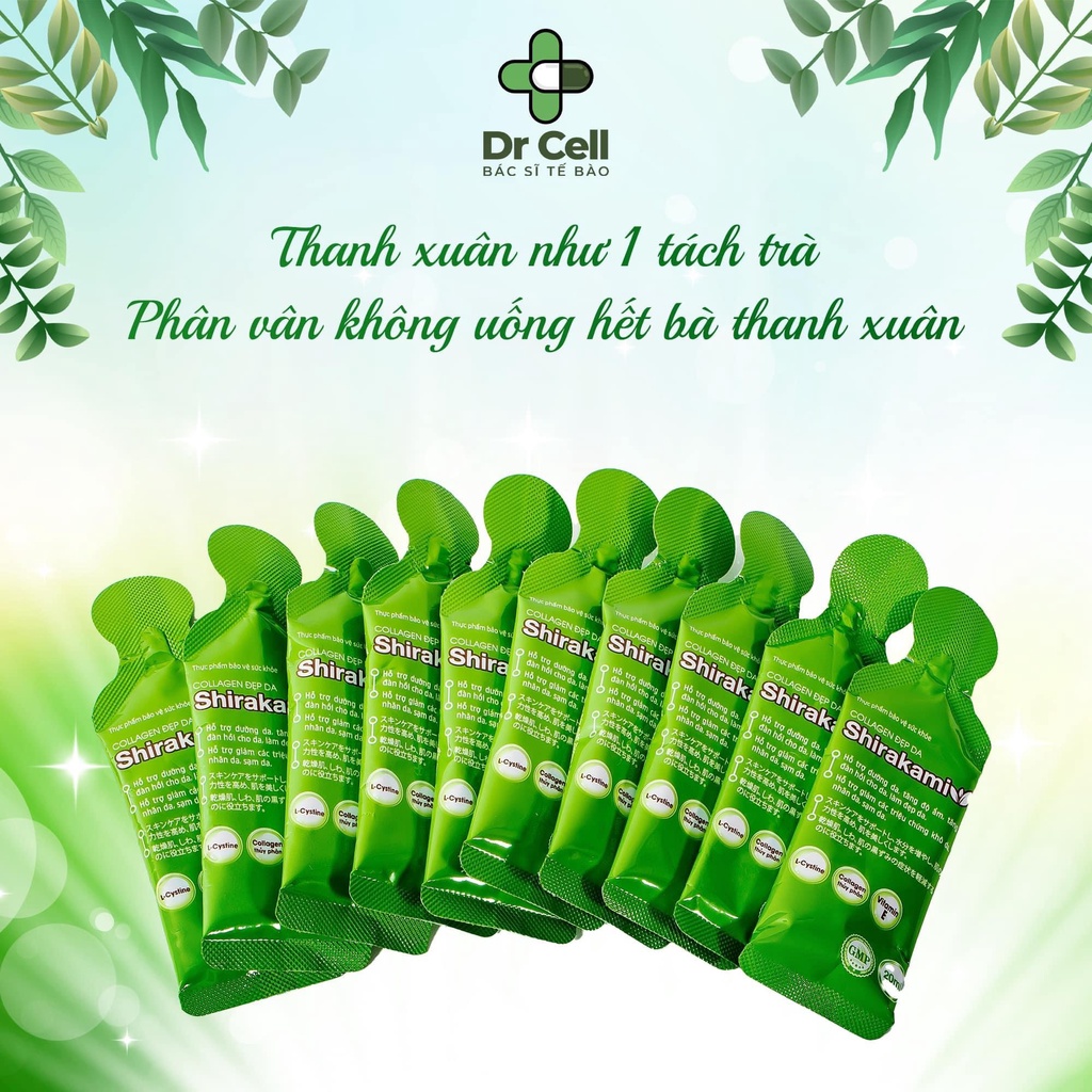 Gói Collagen đẹp da Shirakami Dr Cell tăng cường collagen cho da săn chắc đàn hồi - SA51