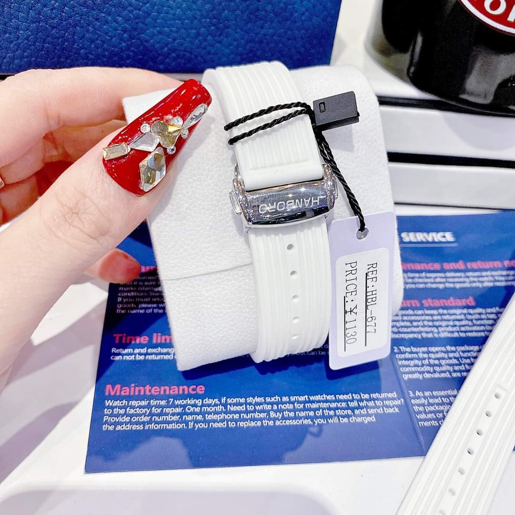 Đồng Hồ Nữ Hanboro Chính Hãng phiên bản Moonphase Siêu Hot Hit, Size:36mm Full Box