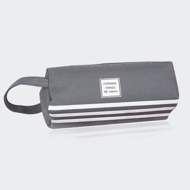 SALE 40%, SỈ RẺ Túi đựng bút vải canvas SEREIN hộp bút to 2 ngăn nhiều màu pastel văn phòng phẩm phong cách Hàn Quốc