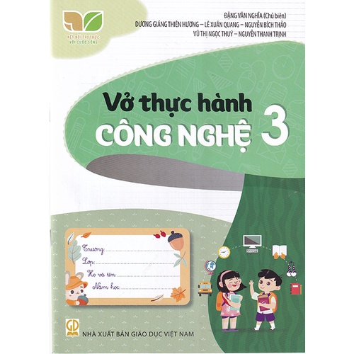 Sách - Vở thực hành công nghệ 3 (Kết nối tri thức với cuộc sống) - GDHN (25000)