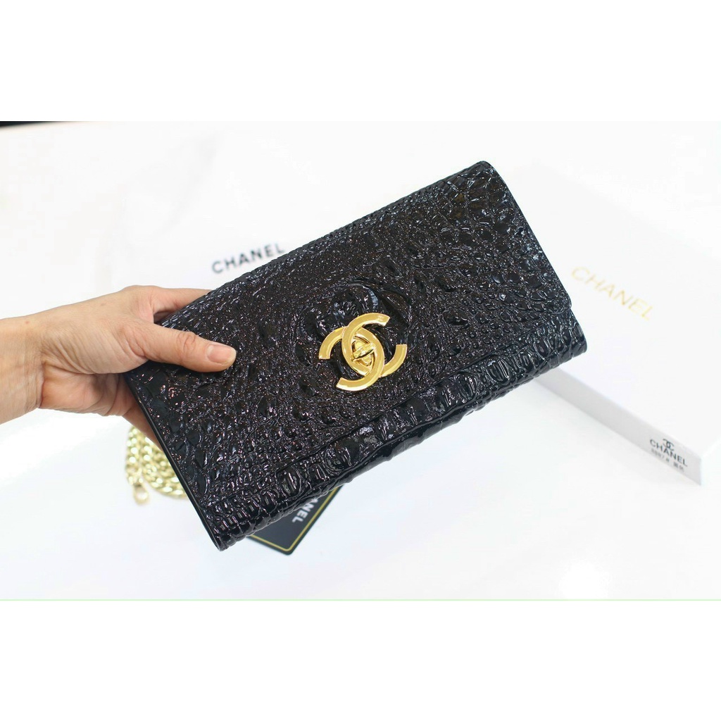 👜 Clutch Chanel da bóng full box seal - 07B0094