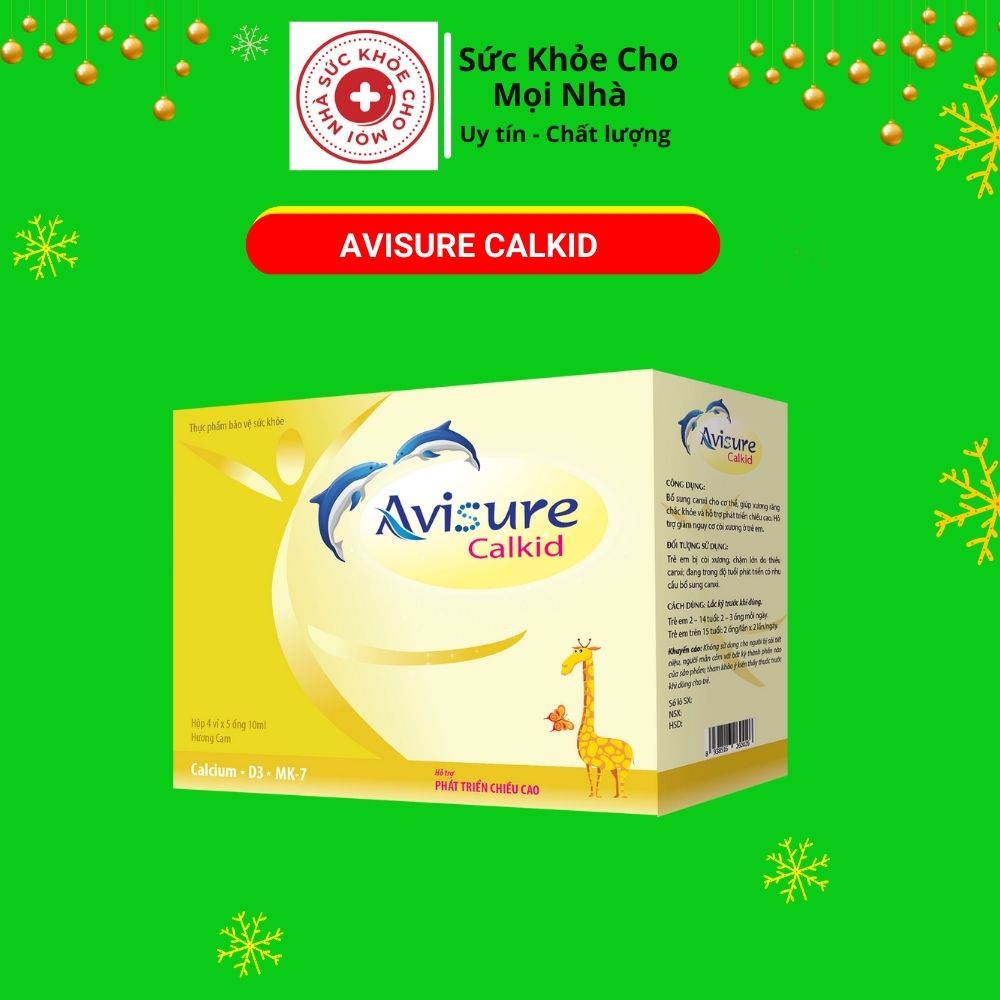 Avisure Calkid - Canxi Nano, Viên Uống Bổ Sung Canxi