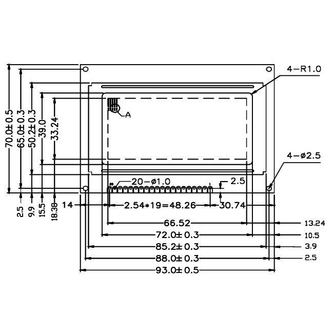 Màn hình LCD 12864 5V Xanh lá cây