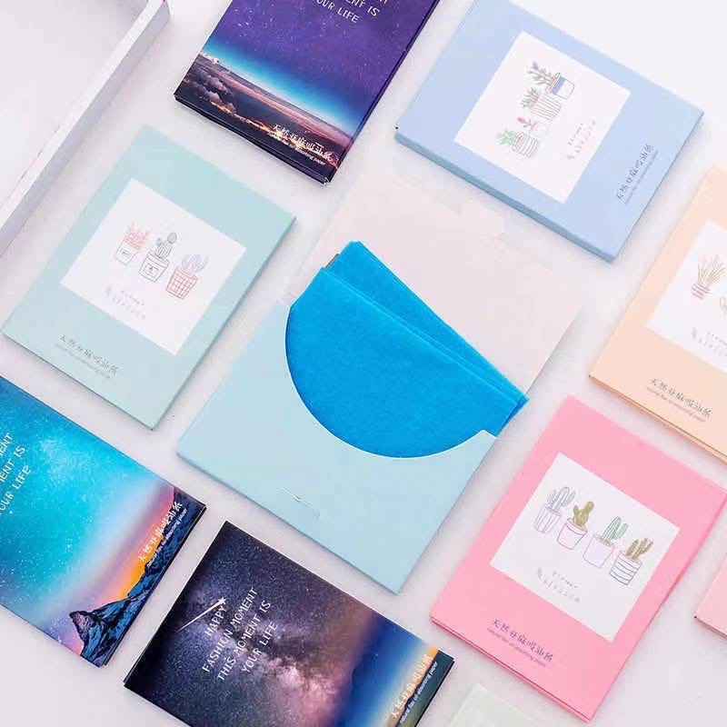 Giấy Thấm Dầu Da Mặt 1 Gói 50tờ - Hàng Nội Địa Trung