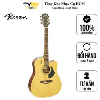 Đàn Guitar Acoustic Rosen G11NA (Size 41) Chính Hãng - Tặng Kèm Bao Đàn ,Capo,Pick,Ty Chỉnh Cần