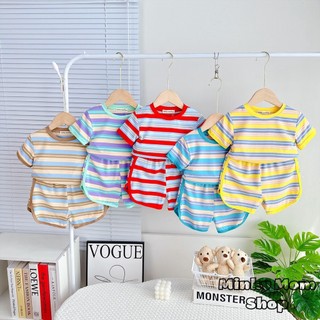 Size đại ] Bộ cộc tay thun lạnh chính hãng Minky Mom 24-34kg