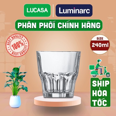 Ly Thủy Tinh Arcoroc Granity 240ml - Loại Thấp Cường Lực L3653 | Phân Phối Chính Hãng