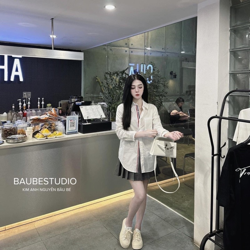 Sơ mi Thom chuẩn Bầu Bé