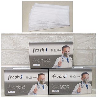 KHẨU TRANG Y TẾ FRESH 4 LỚP (HỘP 50 CÁI)