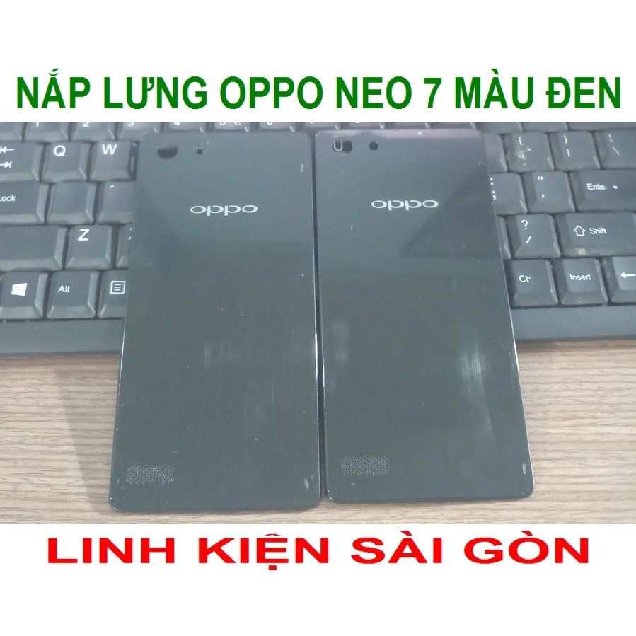 NẮP LƯNG OPPO NEO 7 MÀU ĐEN