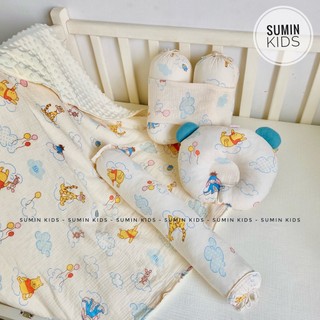 Gối ôm muslin organic cho bé