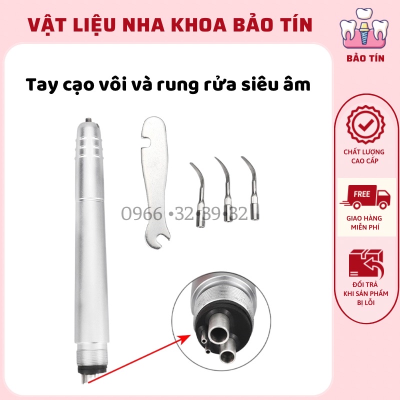 Tay lấy cao kết hợp rung rửa nội nha lắp vào tay nhanh ghế răng