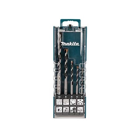 BỘ MŨI KHOAN ĐA NĂNG MAKITA CHUÔI THẲNG 5 CÁI (4,5,6,8,10MM) E-14255 - CHÍNH HÃNG