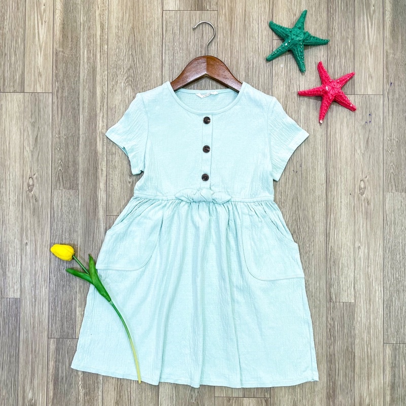 Váy,đầm GJ ngắn tay cho bé gái hàng xuất dư xịn