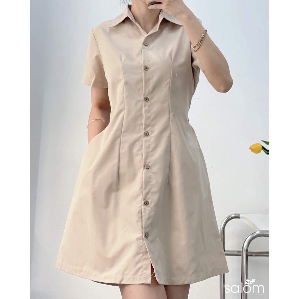 Đầm sơmi basic SALOM Shp12