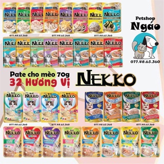 Pate Nekko thức ăn cho mèo - Thức ăn ướt cho mèo nội địa Thái Lan