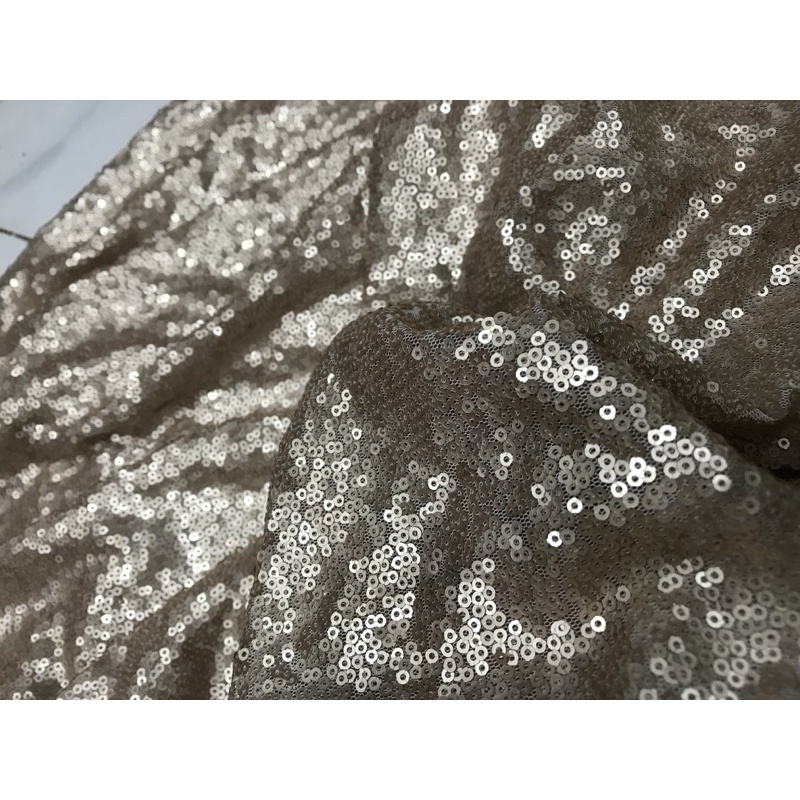 Vải kim sa màu da co dãn nhẹ đẹp xinh (khổ 1m5)may đầm váy, áo kiểu thời trang