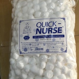 Bông gòn viên Quick Nurse gói 500gram