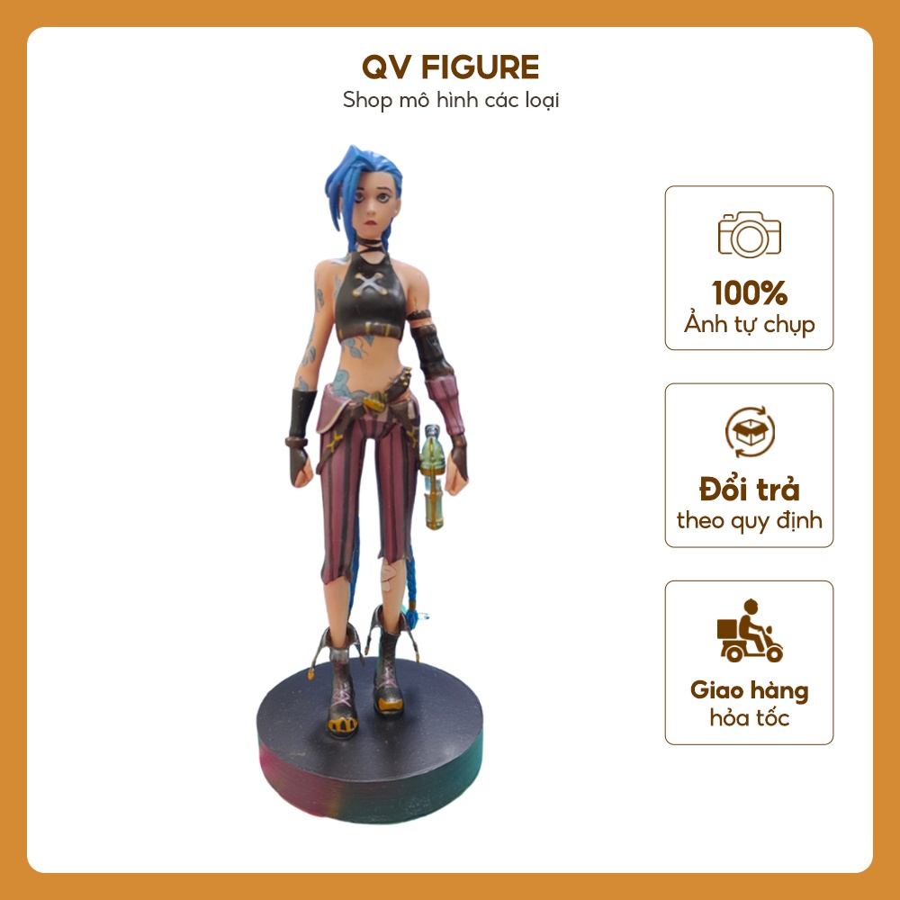 Mô hình LMHT JinX 18cm, Mô hình League of Legend - QV Figure