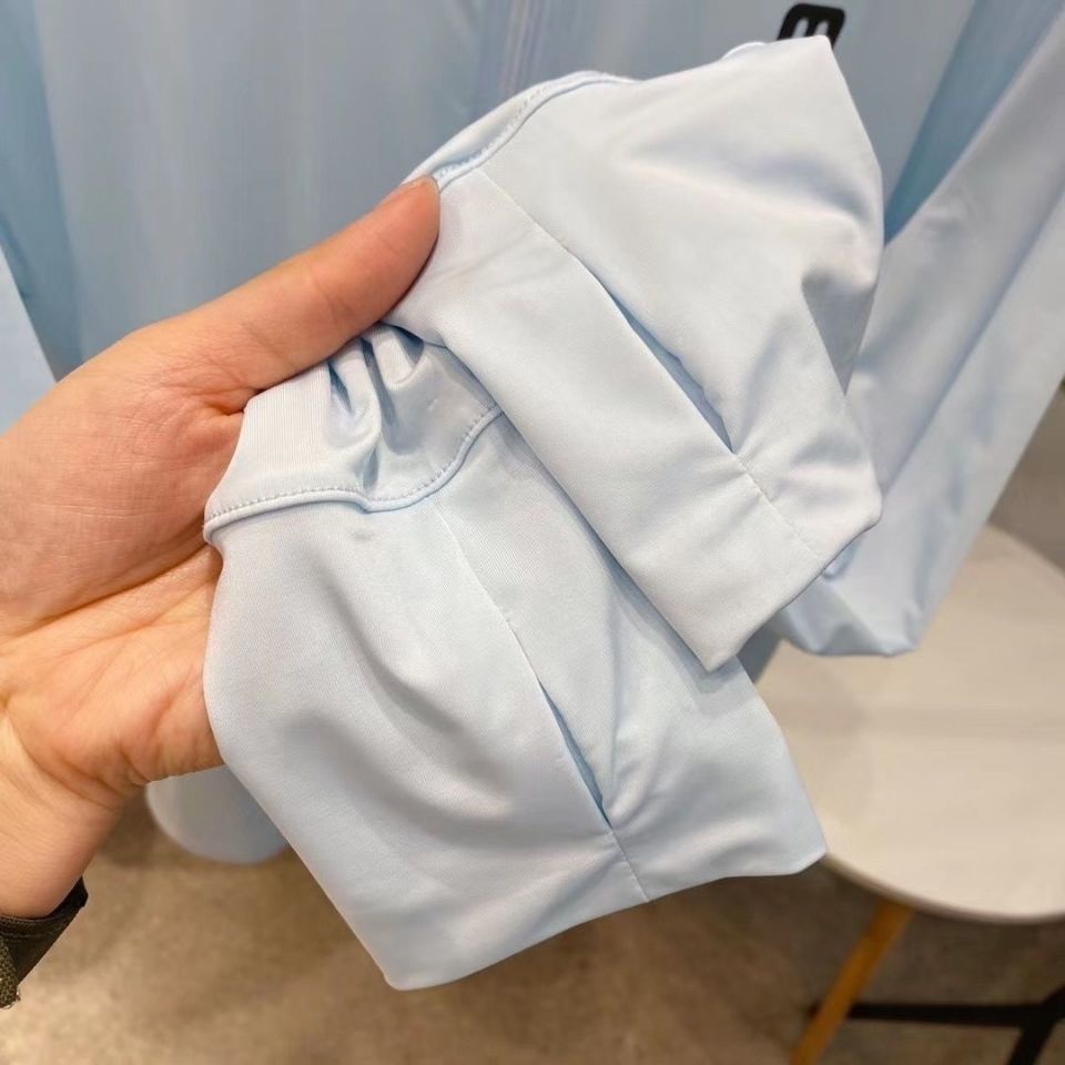 Áo Khoác Chống Nắng Vải Lụa Lạnh Mỏng Có Nón In Hình Thỏ aibitoo Thời Trang Mùa Hè Cho Nữ