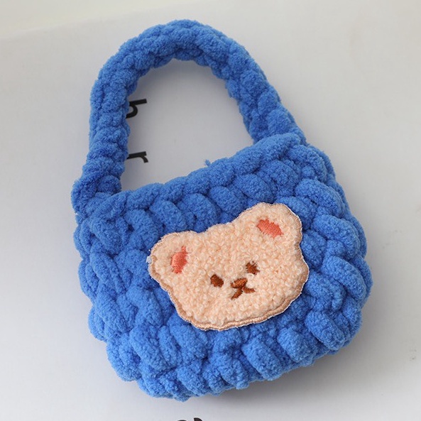 Túi xách nữ túi đeo chéo túi len mini handmade đi chơi cute