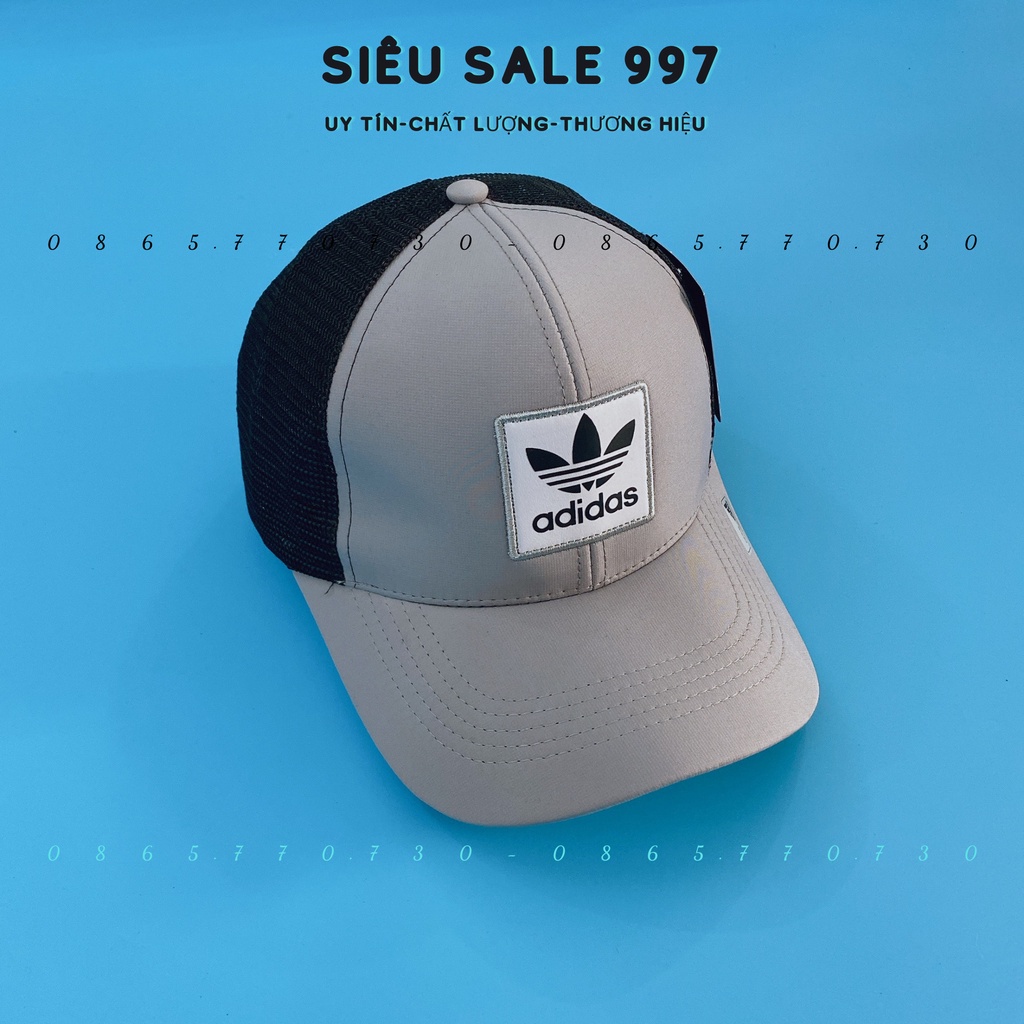 MŨ LƯỠI TRAI LOGO VUÔNG ADD CAO CẤP CHẤT DÙ PHỐI LƯỚI NHẸ ĐỘI ÊM ĐẦU THỜI TRANG