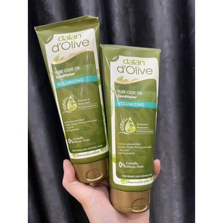 Dầu xả cho tóc mỏng yếu Dalan D’Olive 200ml _ DALAN D’OLIVE OLIVE OIL CONDITION NUTRITION VOLUMIZING