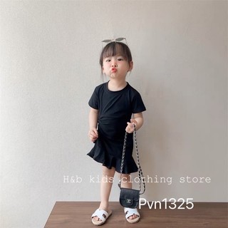 Váy đầm rút dây cho bé gái