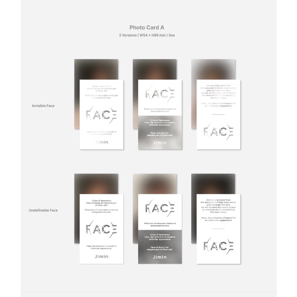 BTS JIMIN - FACE