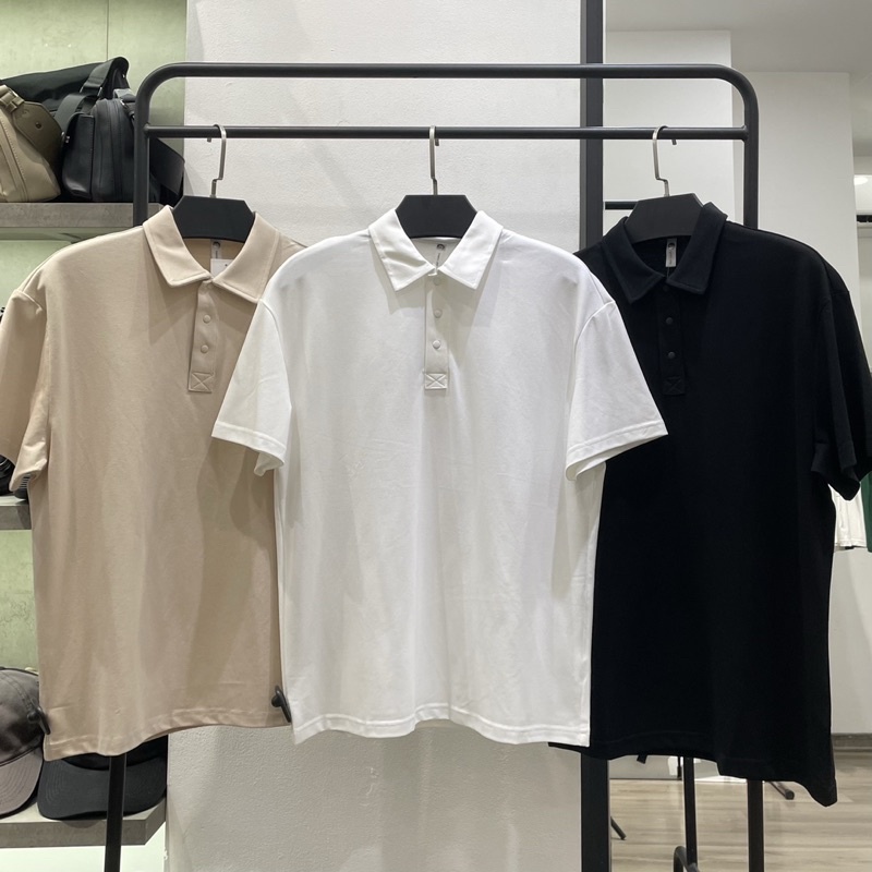 Áo Polo SIMPLE Trơn Basic Nút Bấm