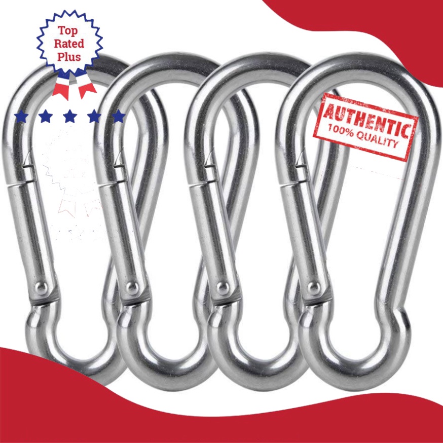 HabaGYM Móc nối máy tập nhiều kích thước 8cm,7cm,6cm giảm cân cáp tập gym móc khoá cài giàn tạ kéo xô an toàn Chính Hãng