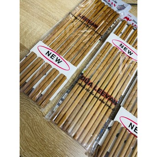 Set 10 đũa gỗ Leevan, đũa ăn cơm bằng gỗ tự nhiên