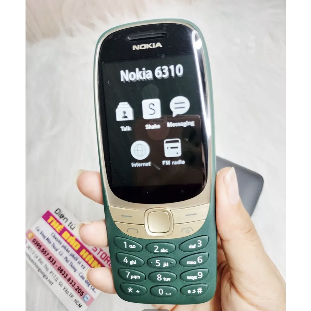Điện thoại Nokia 6310  Kiểu dáng sang trọng