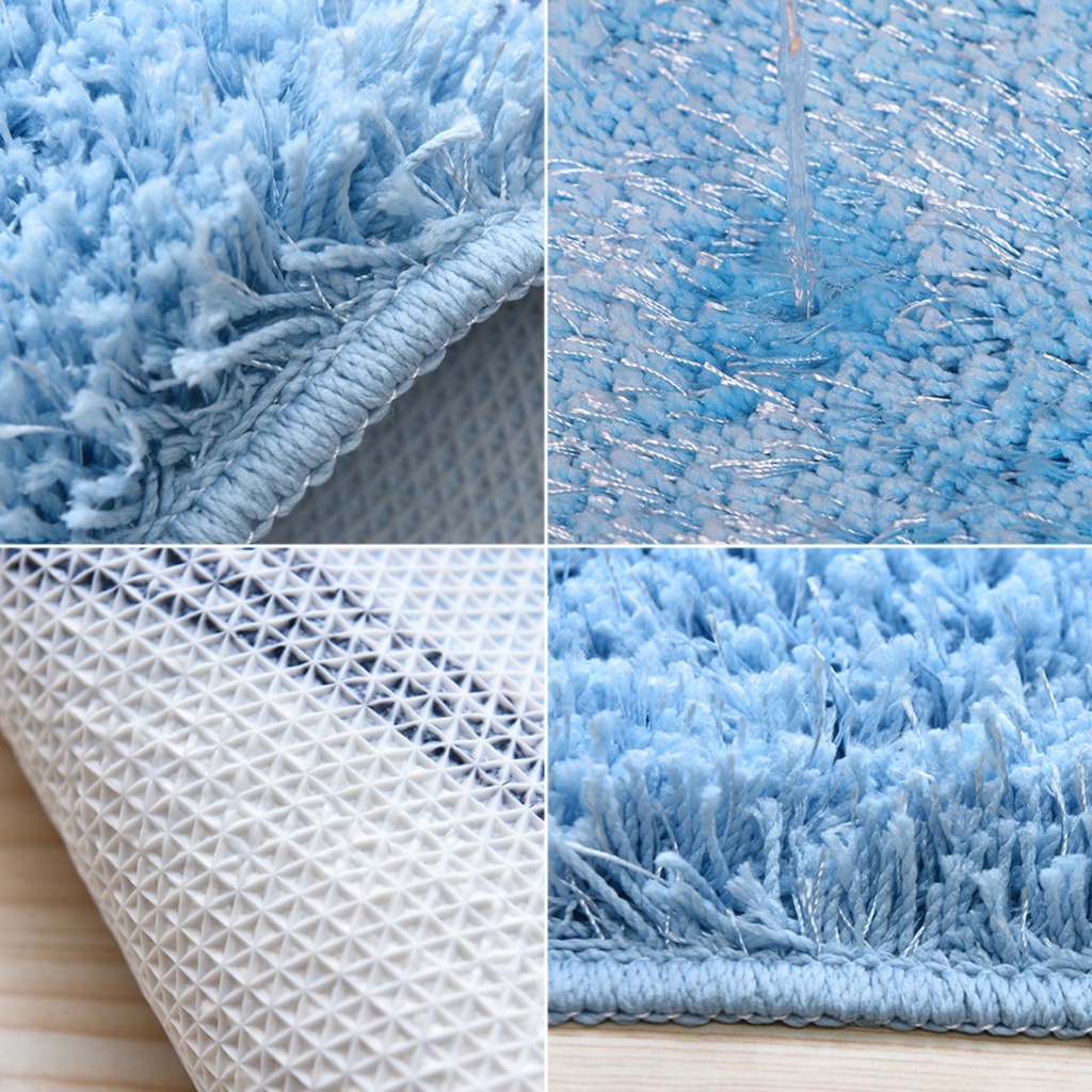 Thảm sợi 2 lớp cao cấp kt: 45x65 cm, có thể giặt máy