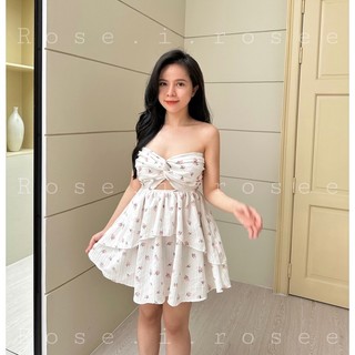 Đầm Jolie dress hoa xoắn ngực
