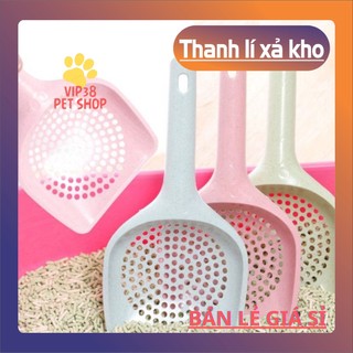 Xẻng xúc cát vệ sinh cho mèo - xẻng xúc cát hốt phân mèo size lớn siêu bền cao cấp