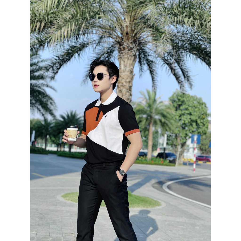 Áo Nam Polo KOWALSKI OVERCO Cao Cấp Chất Vải Cotton Mềm Mịn Thoáng Mát Co Giãn 4 Chiều