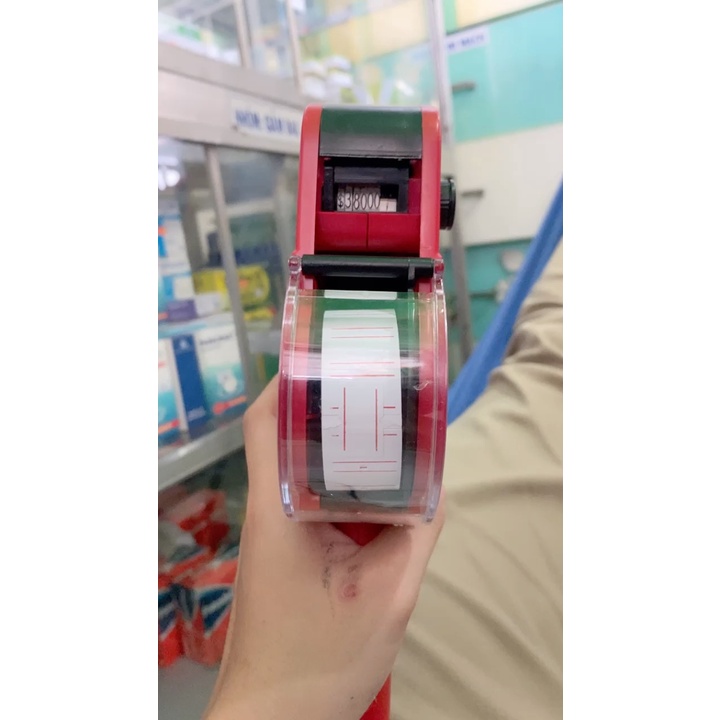 Cuộn Giấy Dán Giá Tiền (trắng) TẶNG KÈM GIÁ ĐỠ ĐIỆN THOẠI MINI.