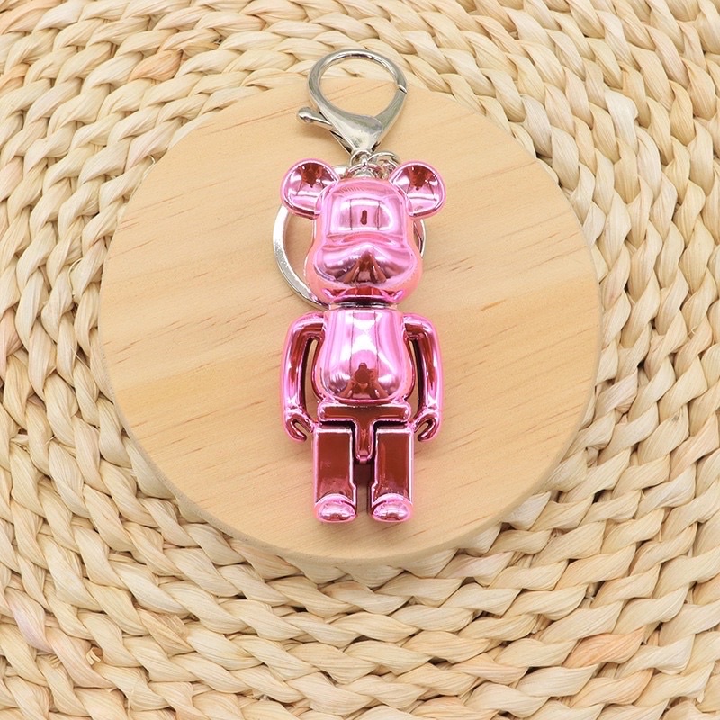 🍀 MÓC KHOÁ KOBI CAO CẤP - GẤU BEARBRICK - MÓC KHOÁ PHỤ KIỆN TÚI SÁCH BALO HÌNH GẤU MẠ VÀNG BẠC HOT TREND TIKTOK