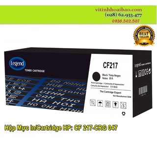 Hôp mực in, cartridge hp : cf 217a premium, có chip