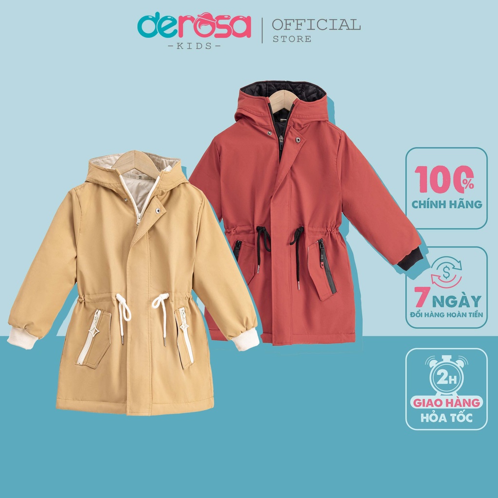 Áo khoác Parka đại hàn giữ ấm cực tốt cho bé DEROSA KIDS từ 4 đến 8 tuổi