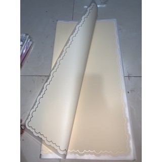 Giấy bóng mờ viềng gợn sóng