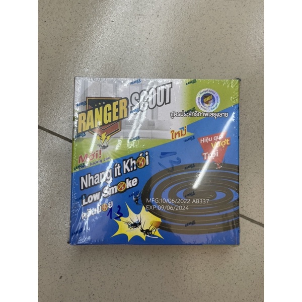 Nhang muỗi Ranger Scout 10 x 16,5g