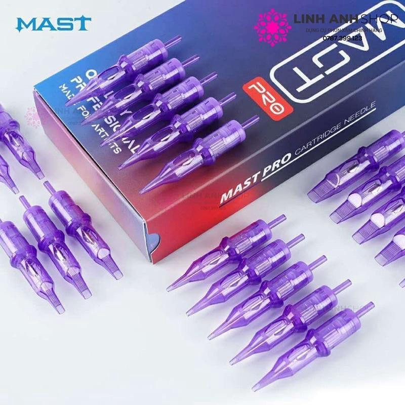 Kim phun xăm MAST PRO Tím (🎁Tặng+ Freeship💝) Kim 1 máy pen Chính Hãng -1 Hộp 10 chiếc