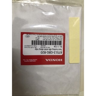 TEM DÁN BỢ CỔ SUPER DREAM ZIN HÃNG HONDA