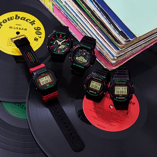 Đồng hồ Nam/Nữ CASIO G-SHOCK DW-5600THC-1 Hàng chính hãng