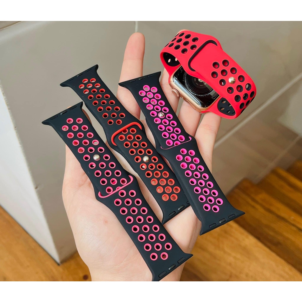 Dây cao su thể thao cho AW 8/7/6/SE/5/4/3/2/1 đủ màu cá tính, đủ size 49/45/44/42/41/40/38mm