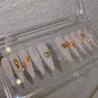 Nail box thiết kế thạch hồng chrom