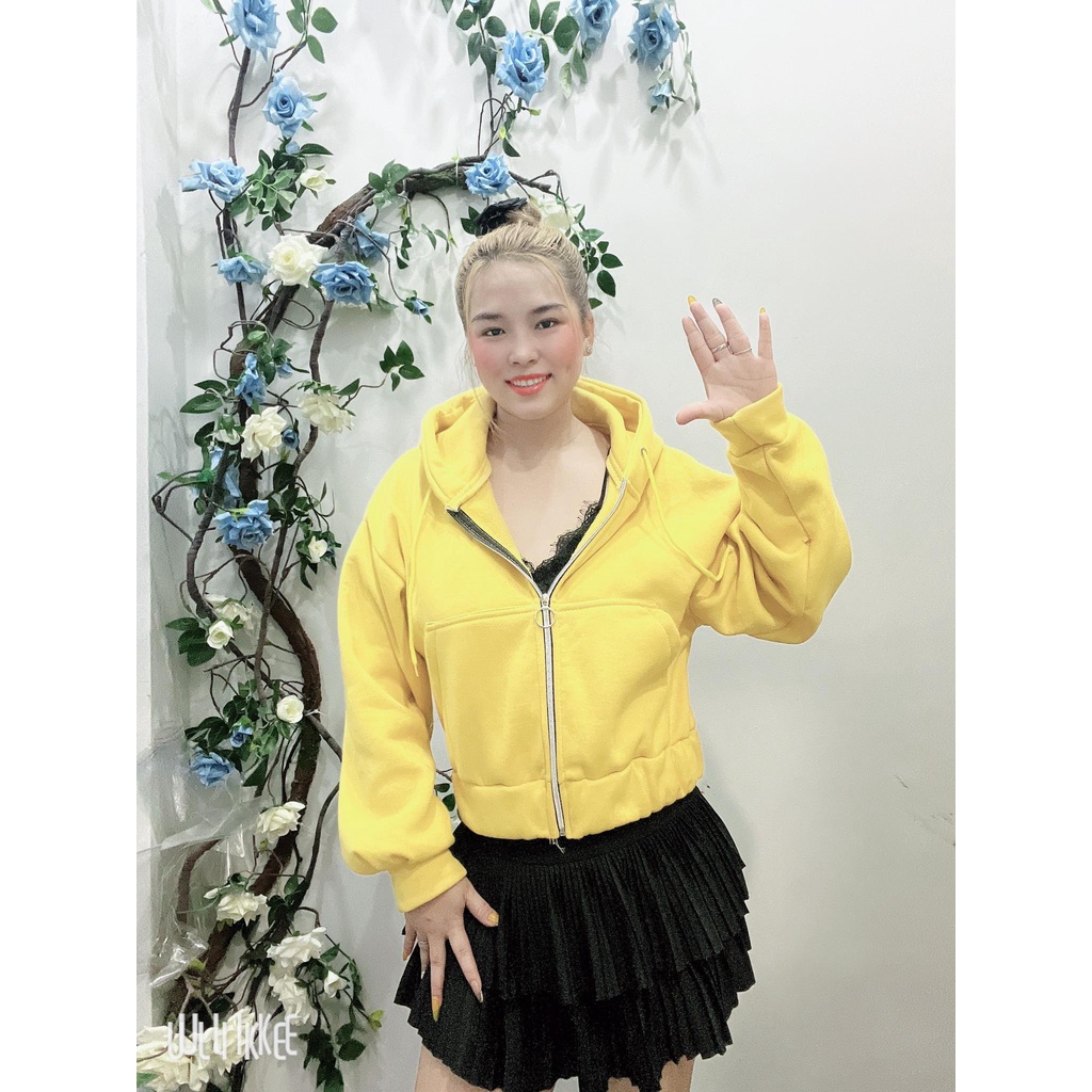 ÁO KHOÁT NỈ TRƠN FORM LỬNG THỜI TRANG SIÊU DỄ THƯƠNG